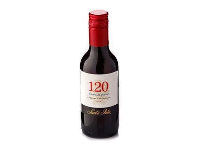 Raudonasis sausas vynas SANTA RITA 120 CABERNET SAUVIGNON 14%, 187 ml