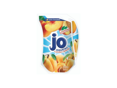 Jogurtas JO 2,5% rieb. su pers. ir abrik., ąsot., 900 g