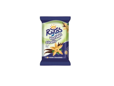 Varškės sūrelis RYTAS su vanile, 7,5% rieb,, 100 g
