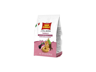 San Carlo Taralli Onion&Olives Riestainiai 150 g