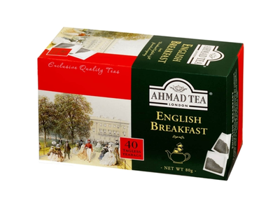 Juodoji arbata AHMAD ENGLISH, 40 pak. 80 g