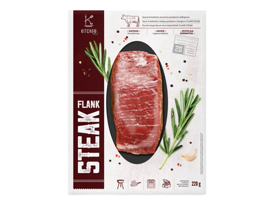 Brand. jautien. didkepsnis FLANK STEAK, 220 g