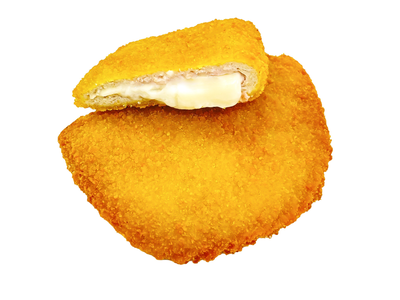 Šaldyti vištienos kepsniai su sūriu Cordon Bleu,~125g,  kg HALAL