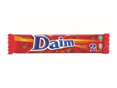 Trapios karamelės batonėliai DAIM, 2 vnt., 56 g