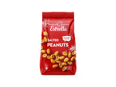 Kepinti žemės riešutai su druska ESTRELLA, 240 g