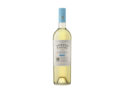 Nealkoholinis baltasis sausas vynas DOPPIO PASSO BIANCO, 750 ml