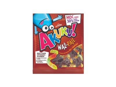 Guminukai AKUKU JELLIES Snakes and spiders, 90 g