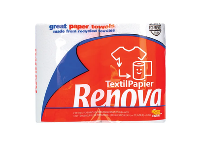 Popieriniai rankšluosčiai Renova Textil Papier 2 vnt. 3 sl. 100 lap.