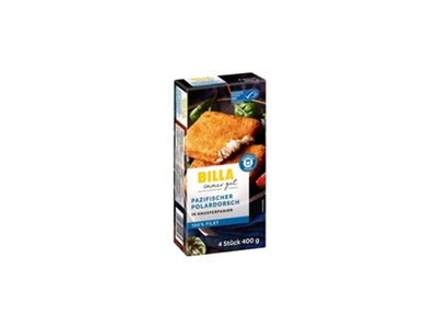 Šaldyta menkių filė apkepta tešloje BILLA, 400 g