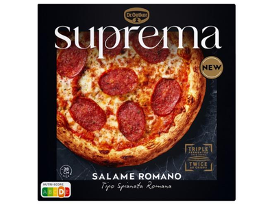 Šaldyta pica SUPREMA Salame Romano, 487g