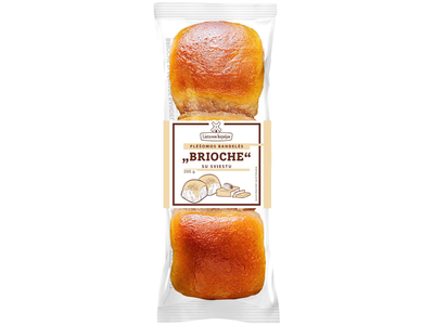 Plėšomos bandelės BRIOCHE su sviestu, 200 g