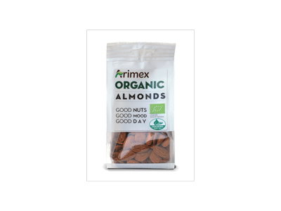 Ekologiški migdolai ARIMEX, 150 g