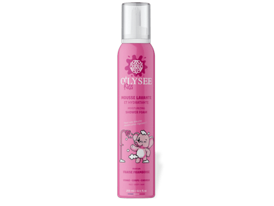 O'LYSEE vaikiškos dušo putos STRAWBERRY&RASPBERRY, 250ml