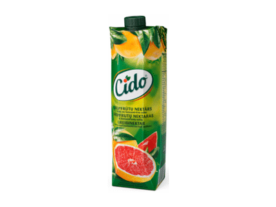 Rausvųjų greipfrutų nektaras CIDO, 1 l