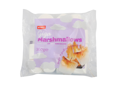 Zef. saldainiai RIMI MAXI MARSHMALLOWS, 300 g