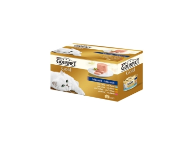 Konservuotas paštetas katėms GOURMET Gold, 4 x 85 g