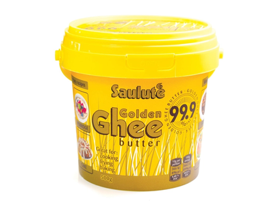 Lyd. sviestas SAULUTĖ GOLDEN GHEE, 99,9%,500g