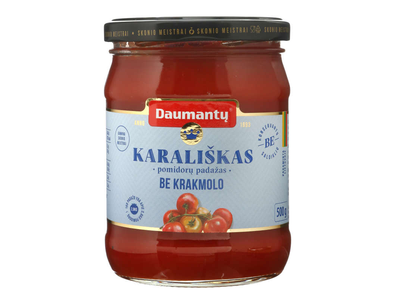 DAUMANTŲ KARALIŠKAS pom. padažas be kr., 500g