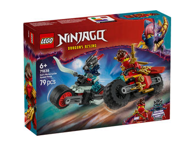 Konstruktorius KAI MOTOCIKLO LENKTYNĖS LEGO 71838, 1 vnt.
