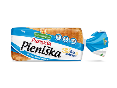 Pieniška Pusryčių duona skrudinimui, 500 g