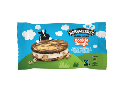 Ledai BEN & JERRY'S COOKIE DOUGH SANDWICH, 120ml
