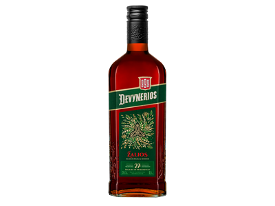 Balzamas sp.gėrimas ŽALIOS DEVYNERIOS, 35%, 0,5 l