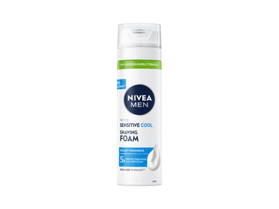 Skutimosi putos NIVEA MEN SENSITIVE COOL jautriai odai, 200 ml