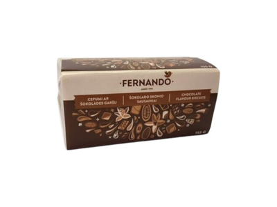 Sausainiai FERNANDO šokolado skonio, 155 g