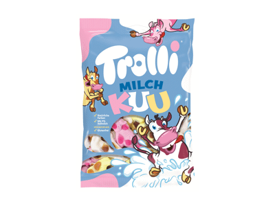 Guminukai TROLLI MILCH KUH (karvytės), 200 g