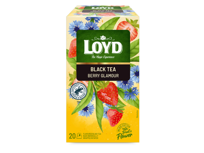 Juodoji arbata LOYD, uogų žavesys, 20x1,75 g