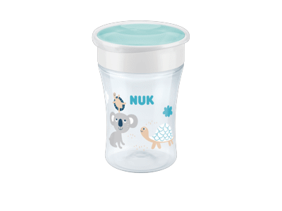 Mokomasis puodelis NUK MAGIC, 230 ml, nuo 8 mėn., 1 vnt.