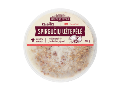 Virta spirgučių užtepėlė ROKIŠKIO MĖSINĖ, nerūš., 300 g