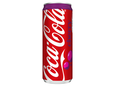Gazuotas gėrimas Coca-Cola Cherry, 330 ml CAN