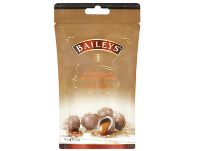 Šokoladiniai saldainiai BAILEYS, su airiško kremo likeriu, sūdyta karamele, 102 g