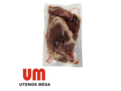 Atvėsintos kiaulių širdys, ~1 kg UTENOS MĖSA