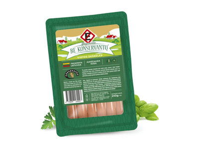 Virtos dešrelės PAGAMINTA BE KONSERVANTŲ, a. r., 240 g