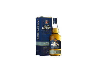 Viskis GLEN MORAY 12 YO SPEYSIDE SINGLE dėžutėje, 700 ml