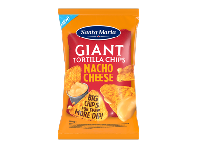 Kuk. traškučiai SM NACHO CHEESE GIANT, 160 g