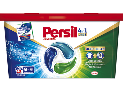 Skalbimo kapsulės PERSIL DISCS White, 13 skalbimų