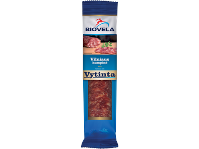 Vytinta kumpinė dešra VILNIAUS, aukščiausios rūšies, 200g