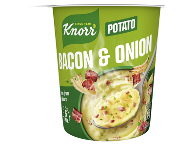 Greitai paruošiama bulvių košė KNORR su kumpiu, 51 g