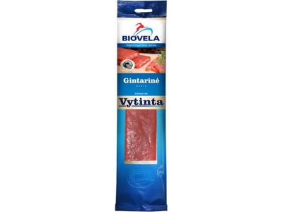 Vytinta GINTARINĖ kalakutienos dešra, BIOVELA, 200 g