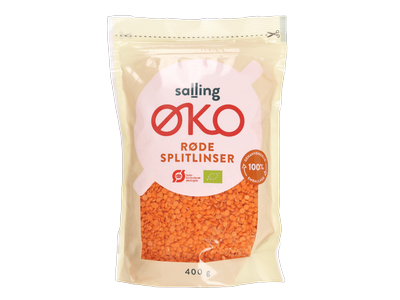 Ekol. skald. raud. lęšiai SALLING EKO, 400 g
