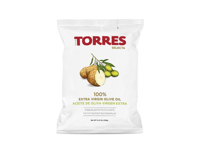 Bulvių traškučiai TORRES, su alyvuogių aliejumi, 125 g