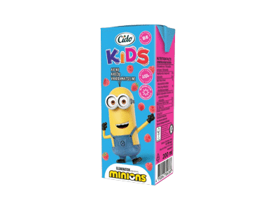 Aviečių skonio sulčių gėrimas CIDO KIDS Minions, 200 ml