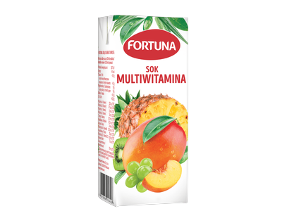 Multivitaminų sultys FORTUNA, 0,2 l