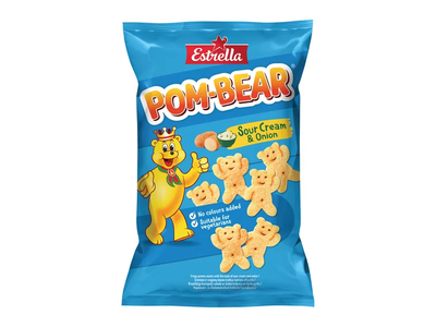 Bulvių užkandis ESTRELLA POM-BEAR grietinės ir svog. sk. 65g