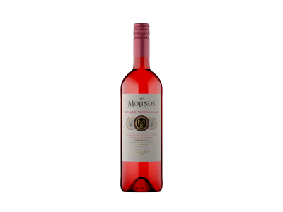 Rausvasis sausas vynas LOS MOLINOS ROSADO TEMPRANILLO, 750 ml
