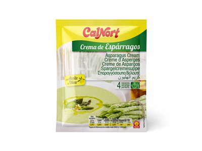 Greitai paruošiama sriuba CALNORT, šparagų skonio, 66 g
