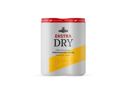 Alus ŠVYTURYS EKSTRA DRY, 5%, 4x568 ml